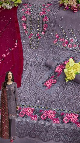 SHANAYA ROSE PREMIUM EDITION S 122 GEORGETTE PAKISTANI SUITS CATALOGUE