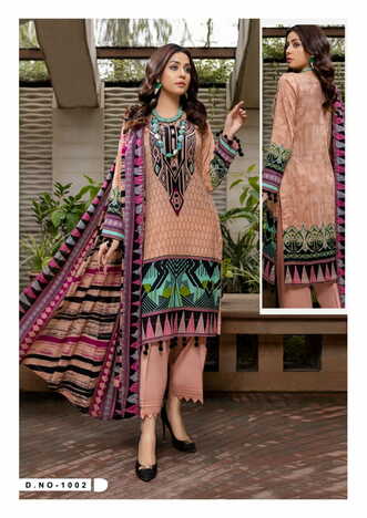 KF DESIGNER JOHRA COTTON KARACHI SUITS COLLECTION 2023