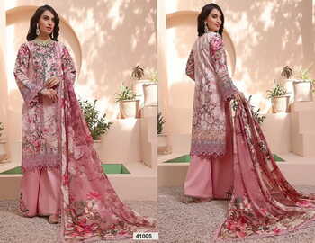 APANA COTTON RAZIA SULTAN VOL 41 COTTON PRINT KARACHI SUITS AT BEST PRICE