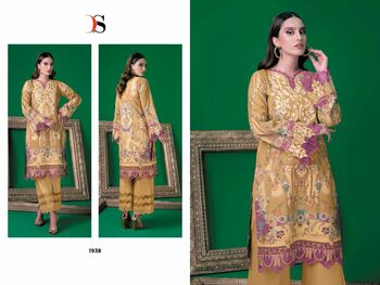 DEEPSY SUITS FIRDOUS SOLITAIRE COTTON EMBROIDERY PAKISTANI SUITS CATALOGUE