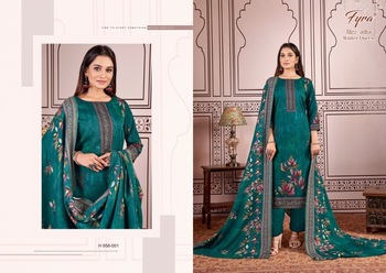 FYRA WINTER QUEEN PASHMINA SALWAR SUITS SUPPLIER IN SURAT