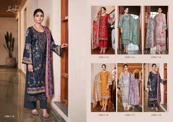 LEVISHA CHEVRON NX LAWN COTTON EMBROIDERY PAKISTANI SUITS