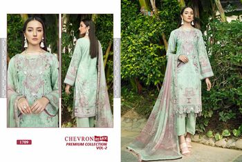 SHREE FABS CHEVRON REMIX PREMIUM COLLECTION VOL 2 PAKISTANI SUITS LATEST CATALOGUE 2022