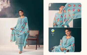 VINAY SILKINA ROYAL CREPE 40 TOP BOTTOM WITH DUPATTA LATEST CATALOGUE