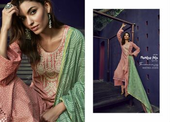 MUMTAZ ARTS VAATIKA LAWN CAMBRIC COTTON DIGITAL PRINT SUITS NEW CATALOGUE