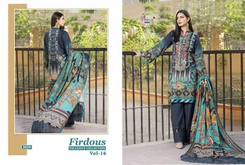 SHREE FABS FIRDOUS VOL 16 EXCLUSIVE COLLECTION PAKISTANI SUITS WHOLESALE