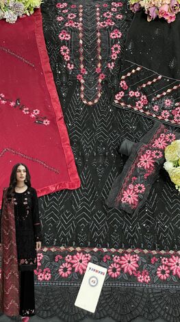 SHANAYA ROSE PREMIUM EDITION S 122 GEORGETTE PAKISTANI SUITS CATALOGUE