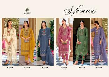 KAILEE FASHION SAFARANAMA VOL 2 DESIGNER KURTIS LATEST CATALOGUE