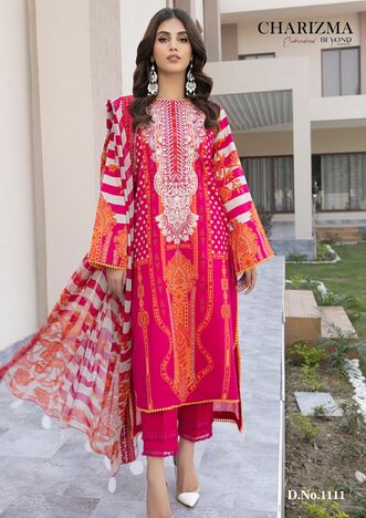 CHARIZMA BEYOND EMBROIDERED LAWN SUIT KARACHI CATALOGUE