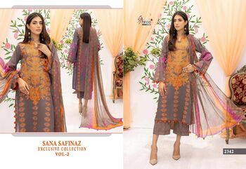 SHREE FABS SANA SAFINAZ EXCLUSIVE COLLECTION VOL 2 2337 TO 2342 SERIES