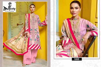 MAJESTY JADE BLISS PURE COTTON DIGITAL PRINTED SUITS AT SURAT