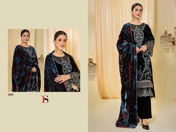 DEEPSY SANA SAFINAZ VELVET COLLECTION WINTER SUITS CATALOGUE