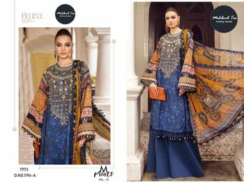 MEHBBOB TEX M PRINT VOL 12 PAKISTANI SALWAR SUITS SUPPLIER