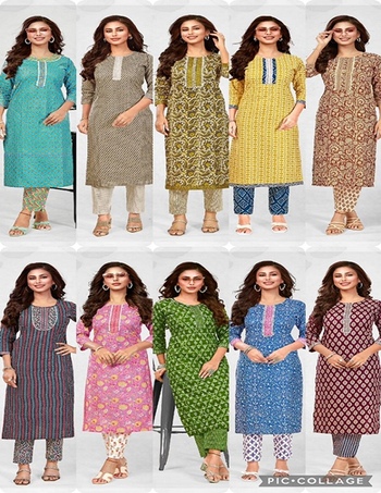 DEEPTEX QUEEN INDIA VOL 7 KURTIS AT CHEAPEST PRICE