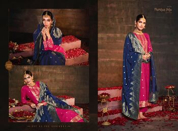 MUMTAZ ARTS GUZARISH DOLA JAQAURD SALWAR SUITS DISTRIBUTOR IN SURAT