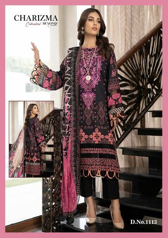 CHARIZMA BEYOND EMBROIDERED LAWN SUIT KARACHI CATALOGUE