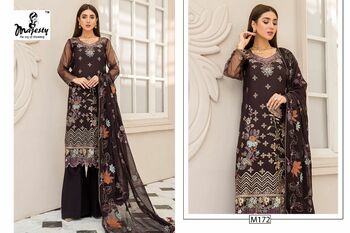 MAJESTY MARYAMS GEORGETTE PAKISTANI SUITS