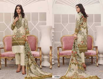 APANA COTTON RAZIA SULTAN VOL 41 COTTON PRINT KARACHI SUITS AT BEST PRICE