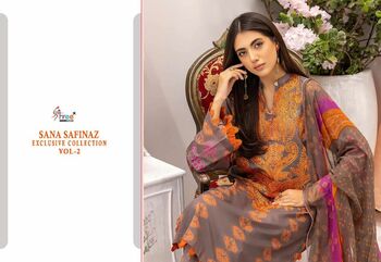 SHREE FABS SANA SAFINAZ EXCLUSIVE COLLECTION VOL 2 2337 TO 2342 SERIES