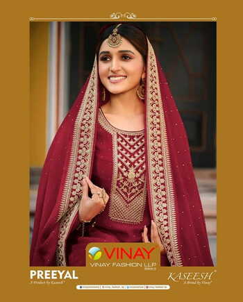 VINAY KASEESH PREEYAL SALWAR KAMEEZ LATEST CATALOGUE 2021