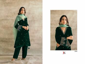 DEEPSY SUITS VELVET 23 VOL 2 EMBROIDERY PAKISTANI SUITS WHOLESALER