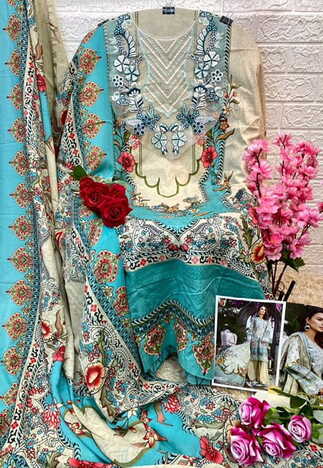 SHRADDHA DESIGNER VINTAGE VOL 9 LAWN COTTON PAKISTANI SUITS AT SURAT