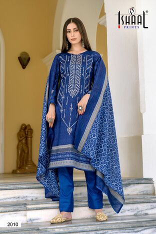 ISHAAL PRINTS EMBROIDERED LAWN VOL 2 LAWN KARACHI SUITS AT BEST PRICE