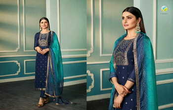 VINAY TUMBAA FIZA ORGANZA JACQUARD READYMADE SUITS AT SURAT