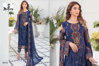 MAJESTY MARYAMS GEORGETTE PAKISTANI SUITS