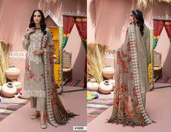 APANA COTTON RAZIA SULTAN VOL 41 COTTON PRINT KARACHI SUITS AT BEST PRICE