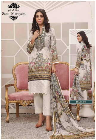 SANA MARYAM GULAAL CLASSY  LUXURY  COTTON COLLECTION 2022