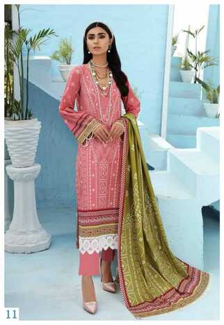 SANA SAFINAZ LUXURY LAWN COLLECTION VOL 11 PAKISTANI SUITS LATEST CATALOGUE