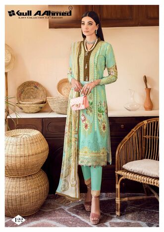 GULL AAHMED VOL 13 LAWN KARACHI SUITS CATALOGUE