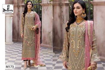 MAJESTY MARYAMS GEORGETTE PAKISTANI SUITS