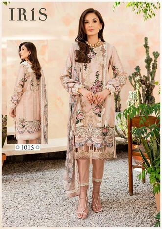 IRIS AFSANAH VOL 2 LUXURY HEAVY COTTON KARACHI SUITS BEST PRICE