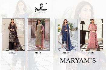 MAJESTY MARYAMS GEORGETTE PAKISTANI SUITS