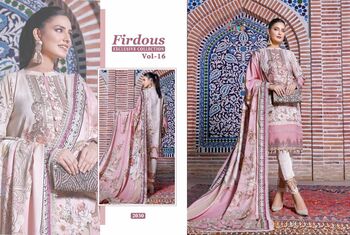 SHREE FABS FIRDOUS VOL 16 EXCLUSIVE COLLECTION PAKISTANI SUITS WHOLESALE