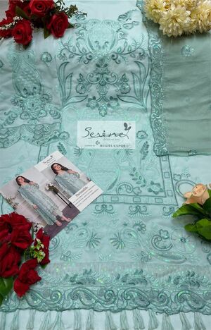 SERENE FARMAISH FOUX GEORGETTE PAKISTANI SALWAR KAMEEZ CATALOGUE