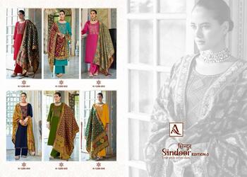 ALOK SUIT SINDOOR 3 EMBROIDERY SALWAR SUIT SUPPLIER