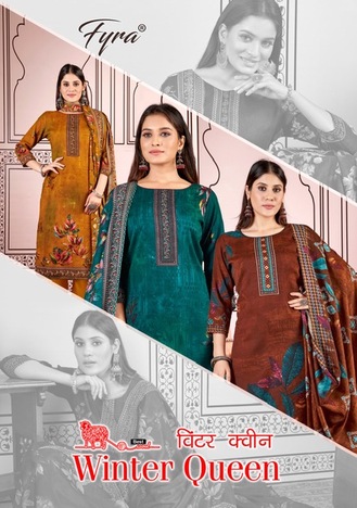 FYRA WINTER QUEEN PASHMINA SALWAR SUITS SUPPLIER IN SURAT