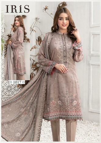 IRIS AFSANAH VOL 2 LUXURY HEAVY COTTON KARACHI SUITS BEST PRICE