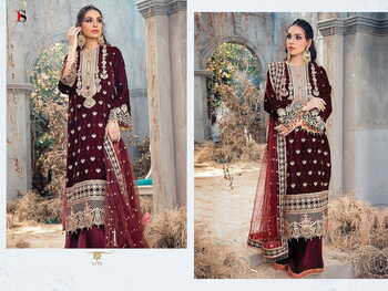 DEEPSY SUITS ANAYA VELVET 22 1771 TO 1776 SERIES PAKISTANI SUITS WHOLESALE