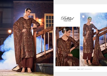 BELLIZA SAFINAAZ PURE VELVET COLLECTION SALWAR SUITS DISTRIBUTOR