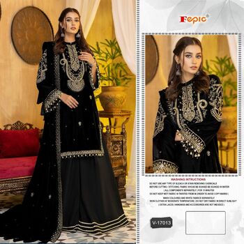 FEPIC ROSEMEEN 17013 SERIES VELVET PAKISTANI SUITS SUPPLIER SURAT