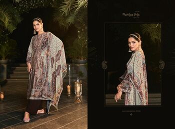 MUMTAZ ARTS KANI CASHMERES 6001-6006 PURE VELVET WINTER SUITS COLLECTION