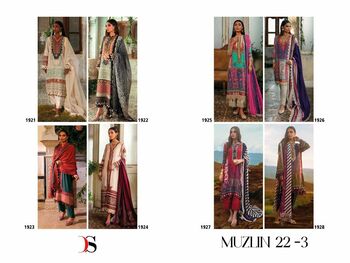 DEEPSY SUITS MUZLIN VOL 3 1921 TO 1928 SERIES PAKISTANI SUITS