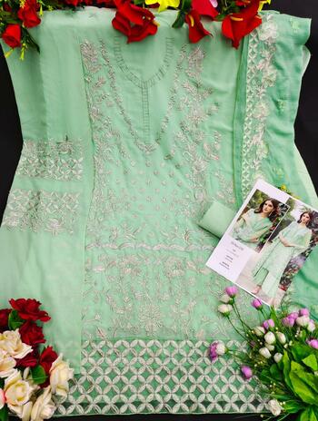 ZAINA VOL 10 PAKISTANI GEORGETTE SALWAR KAMEEZ WHOLESALER