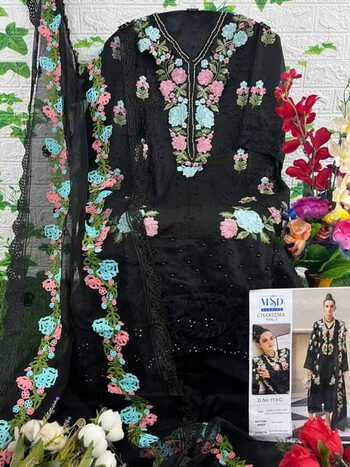 MSD CHARIZMA VOL 2 CAMBRIC COTTON EMBROIDERY PAKISTANI SUITS