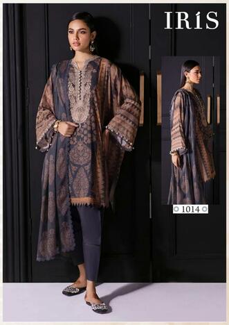 IRIS AFSANAH VOL 2 LUXURY HEAVY COTTON KARACHI SUITS BEST PRICE