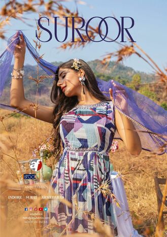 ANJU FABRICS SUROOR KURTI PLAZZO WITH DUPATTA NEW COLLECTION 2023